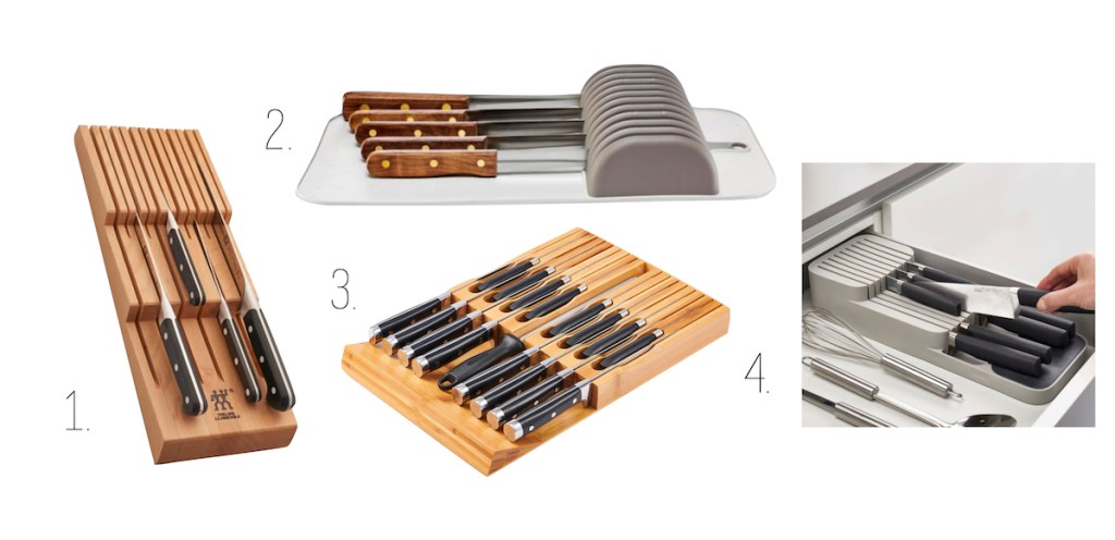 knife block organizers bed bath and beyond and amazon