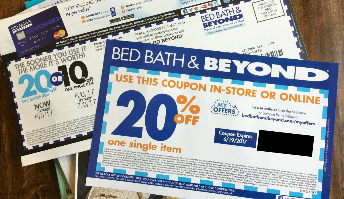 bed bath beyond mailer coupons