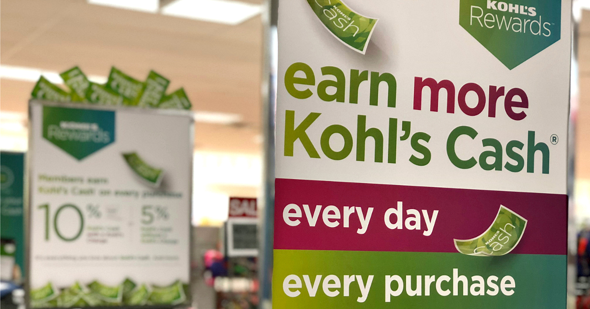 Kohl's Stackable Promos + Earn Kohl's Cash