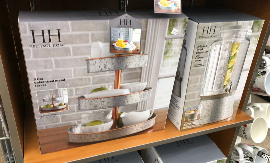 Galvanized 3 tier stand at Bed Bath & Beyond