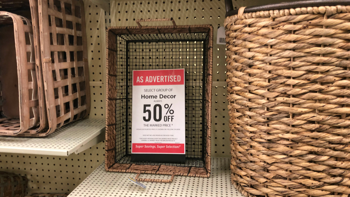 Hobby Lobby weekly sales baskets