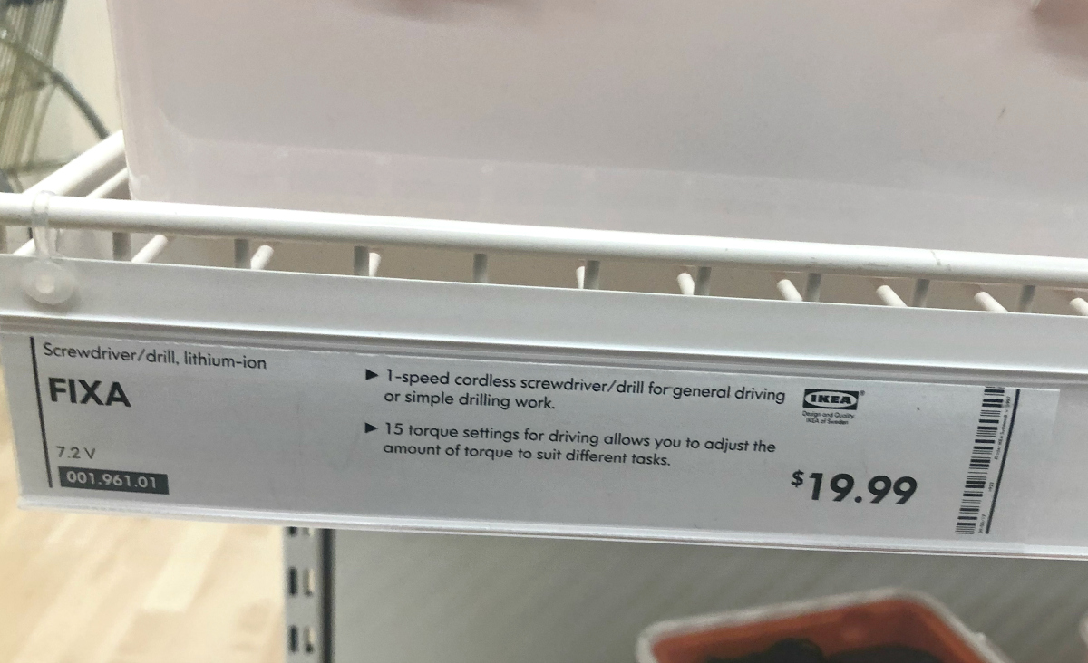 IKEA price tag