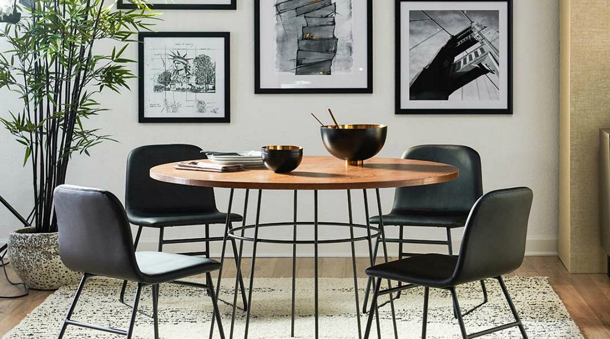 MōDRN home line at Walmart includes this table and chair set