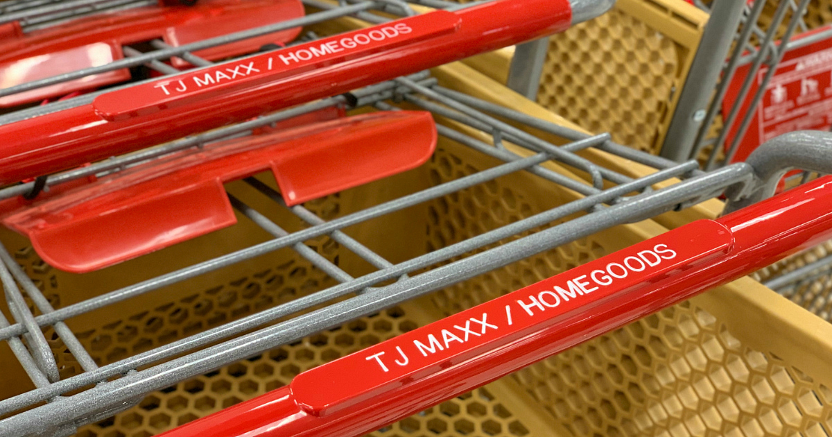 TJ Maxx and HomeGoods shopping carts