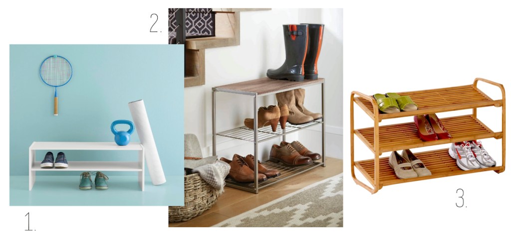target wire wood shelves organization shoes