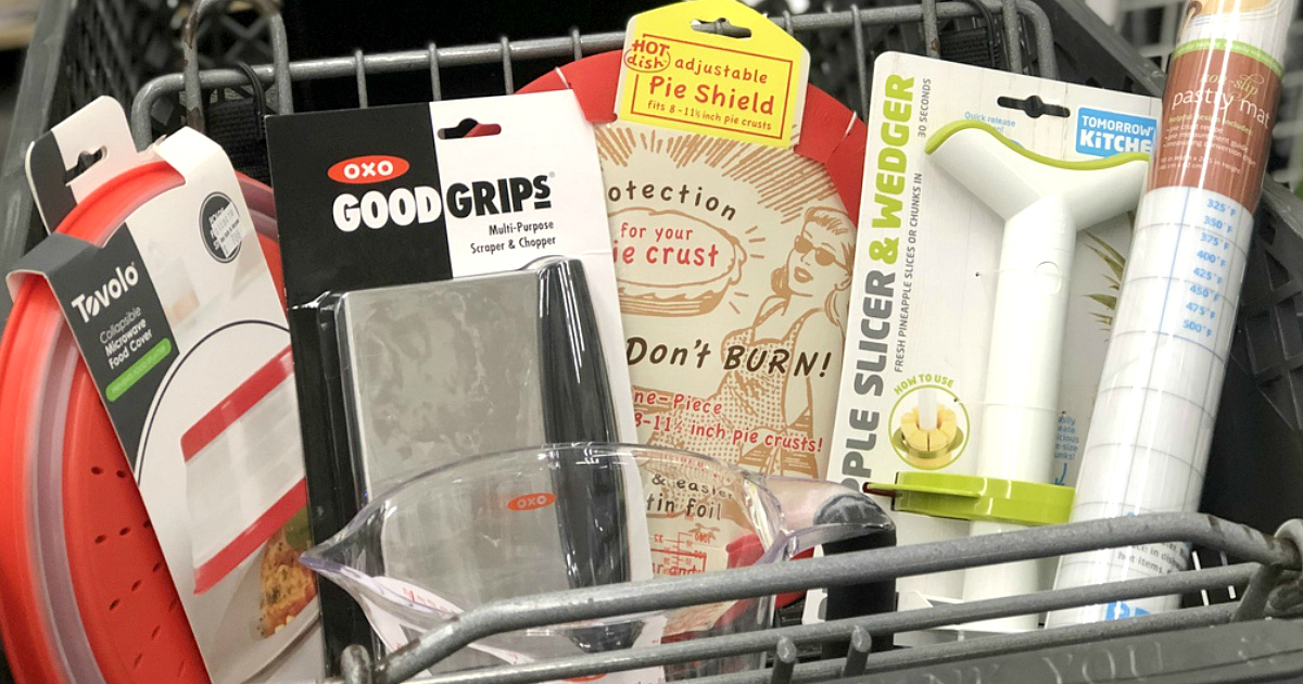 best kitchen gadgets and tools in a shopping cart