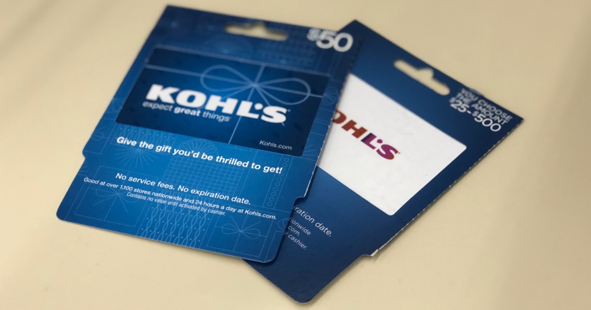 kohls gift cards