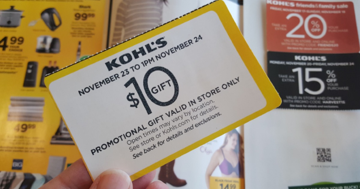 kohls mailer coupons