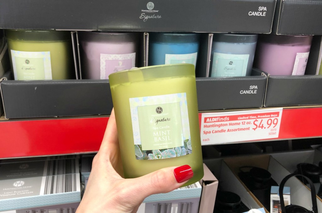 ALDI Spa candles