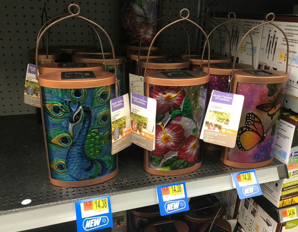 BHG peacock Lanterns