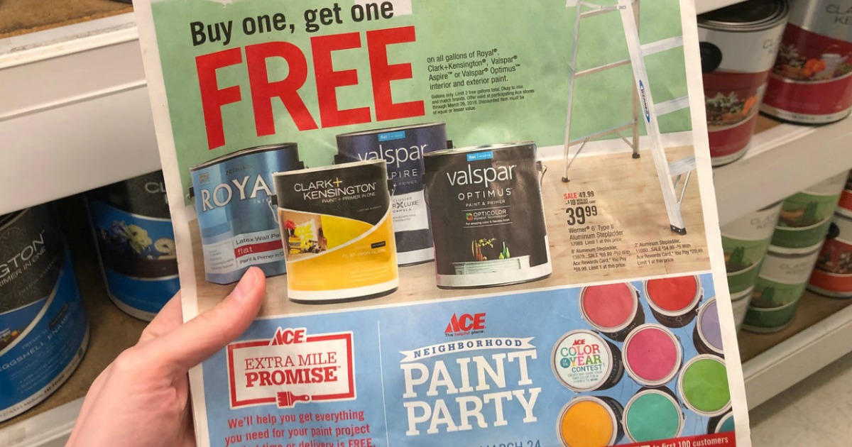 Ace Hardware Paint Sales Flyer 