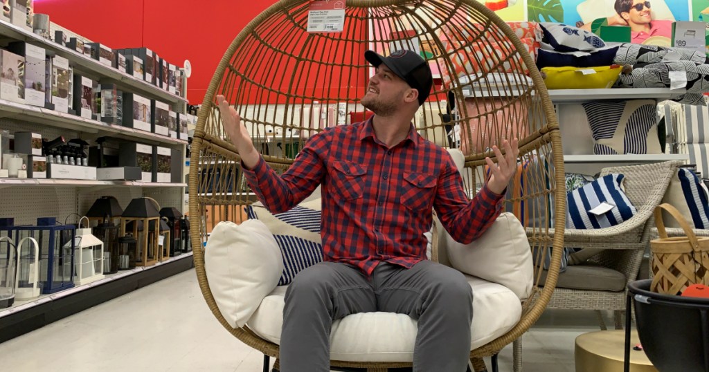 Egg chair at Target