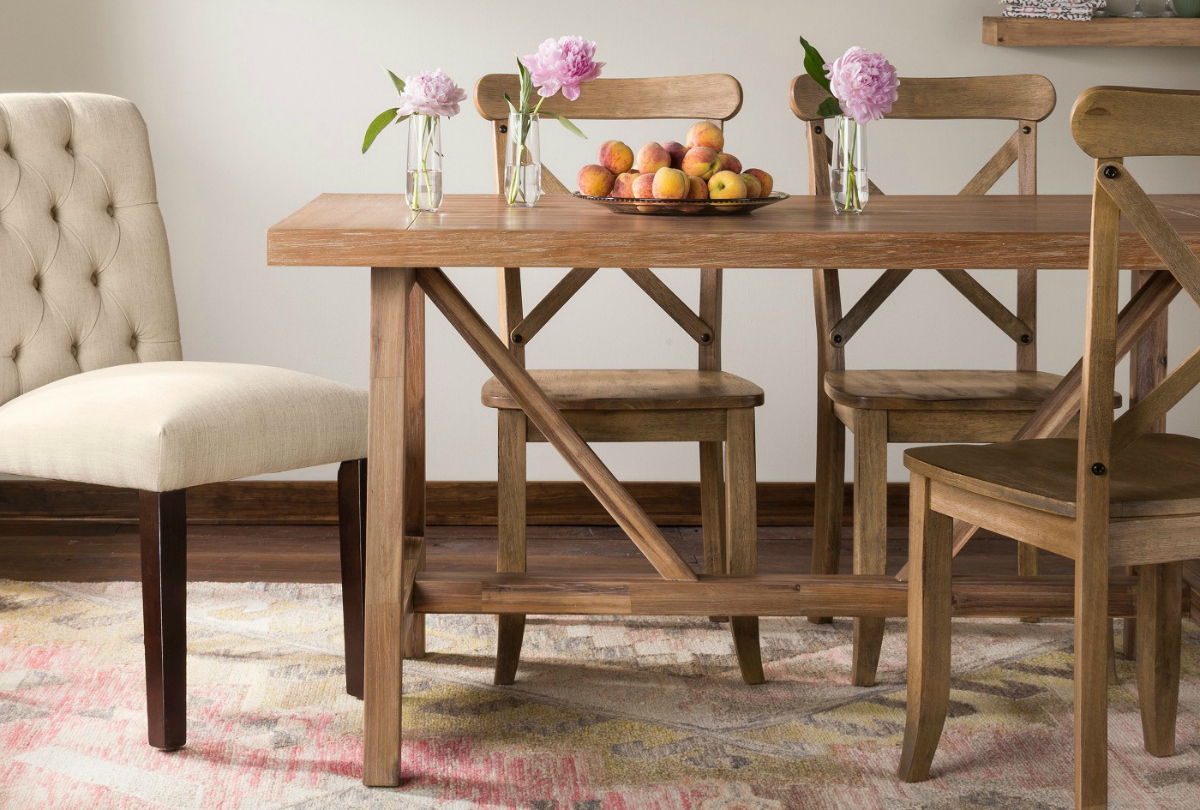 Farmhouse dinner table