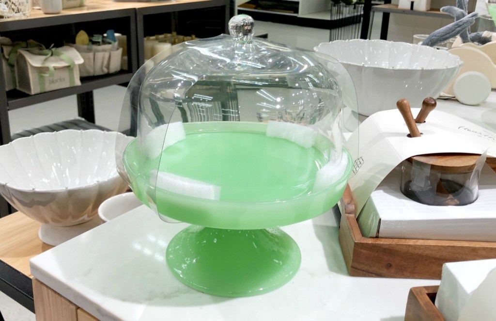 Green Cake Stand at Target