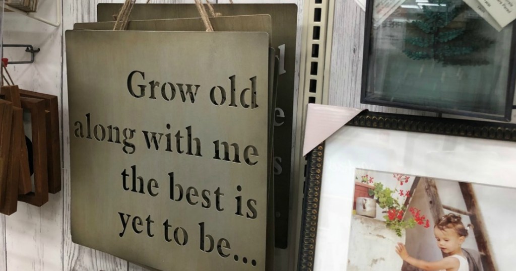 Grow Old with me Sign 