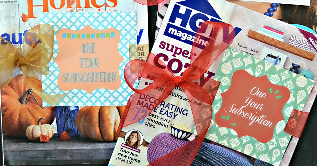 HGTV magazine gift subscription