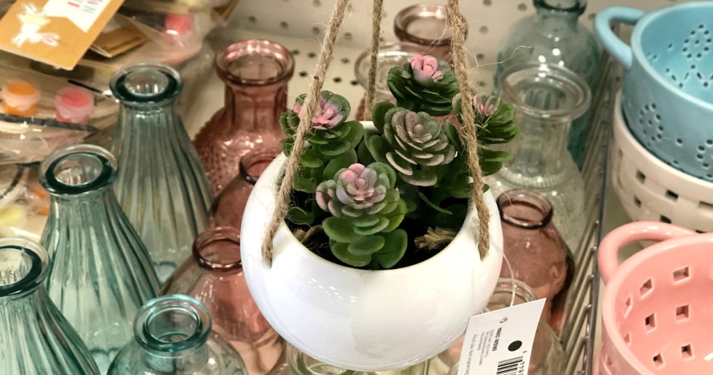 Hanging plants at Target