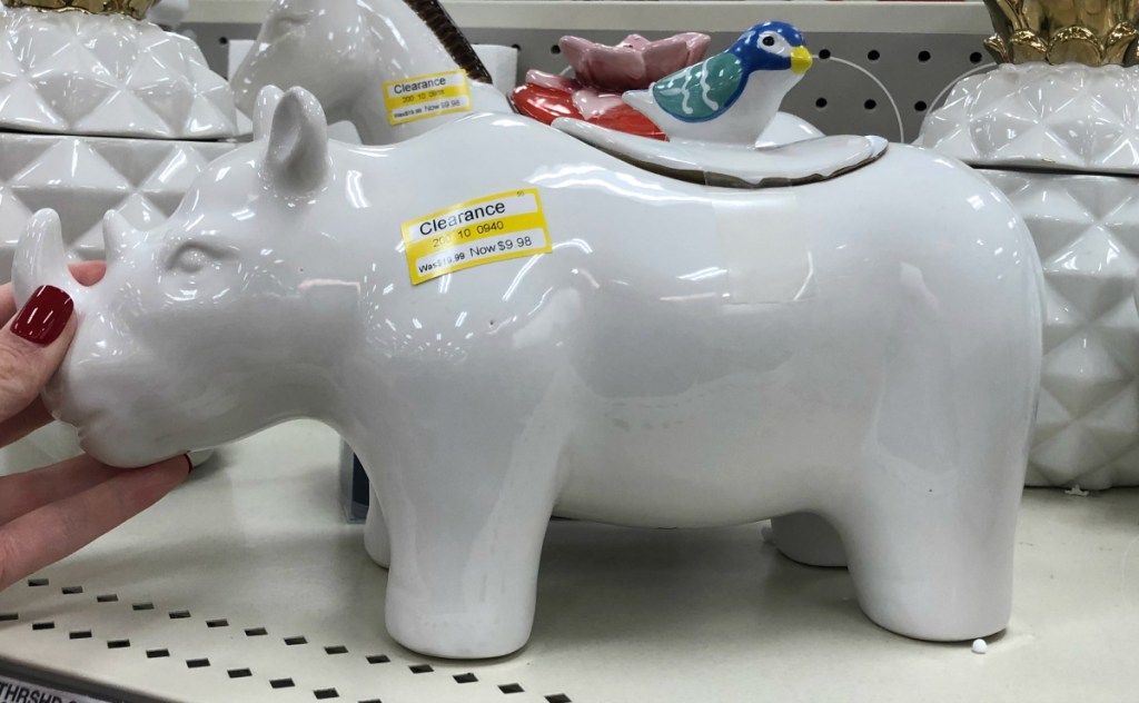 Opalhouse rhino cookie jar at Target