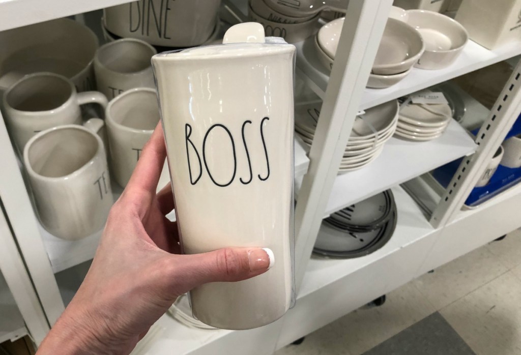 Rae Dunn Boss Mug at TJ Maxx