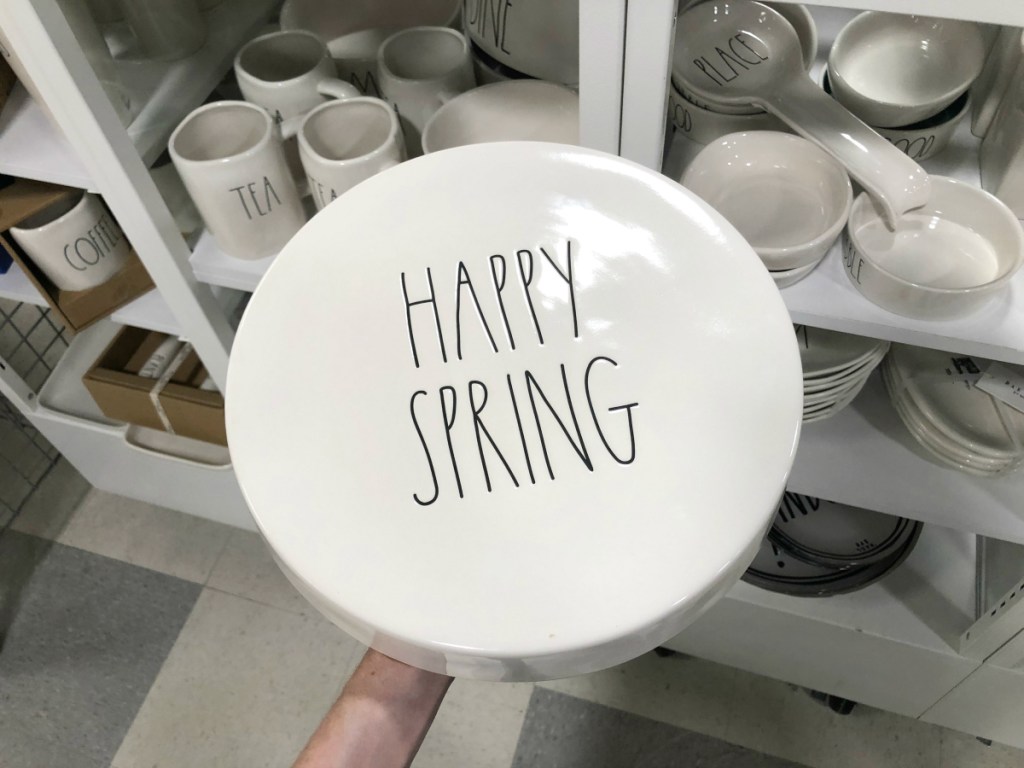 Rae Dunn Spring Cake Stand at TJ Maxx