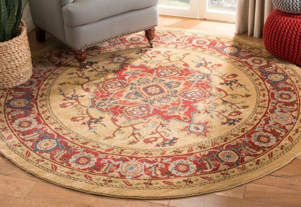 Safavieh-Mahal-Traditional-Grandeur-Red-Natural-Rug