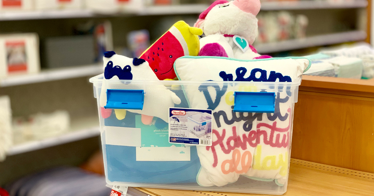 Organize Your Space With These Storage Bins And Totes At Target Prices   Sterilite Bins At Target1 