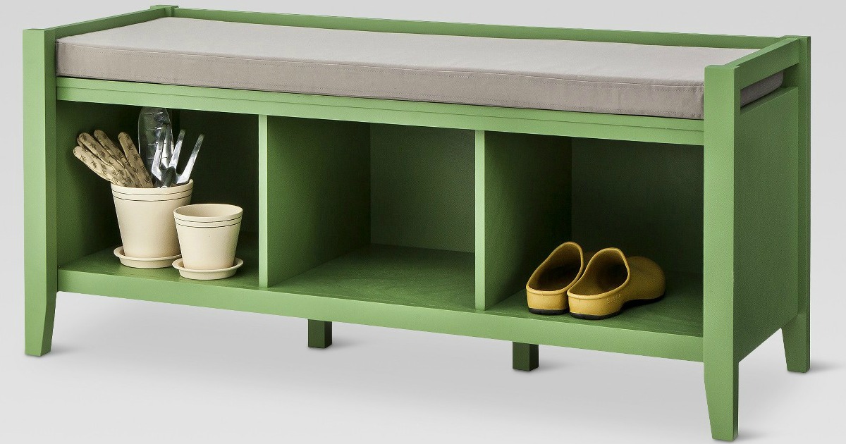 threshold open storage bench