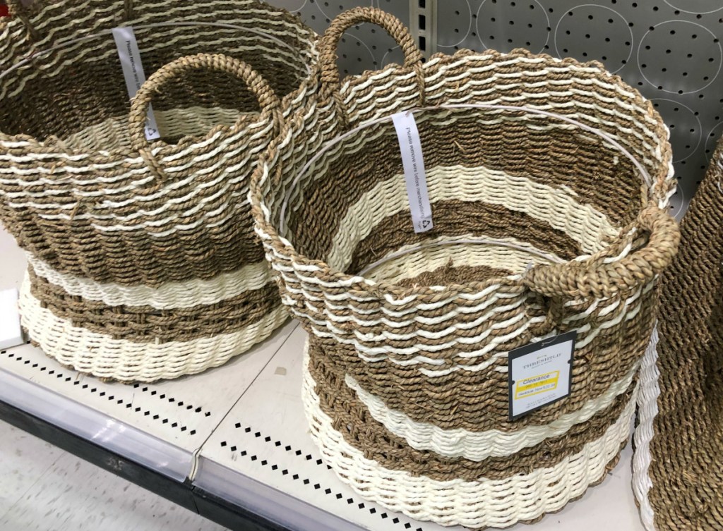 Threshold baskets at Target