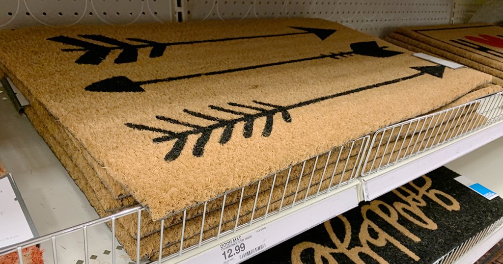 target accent pieces — arrow doormat