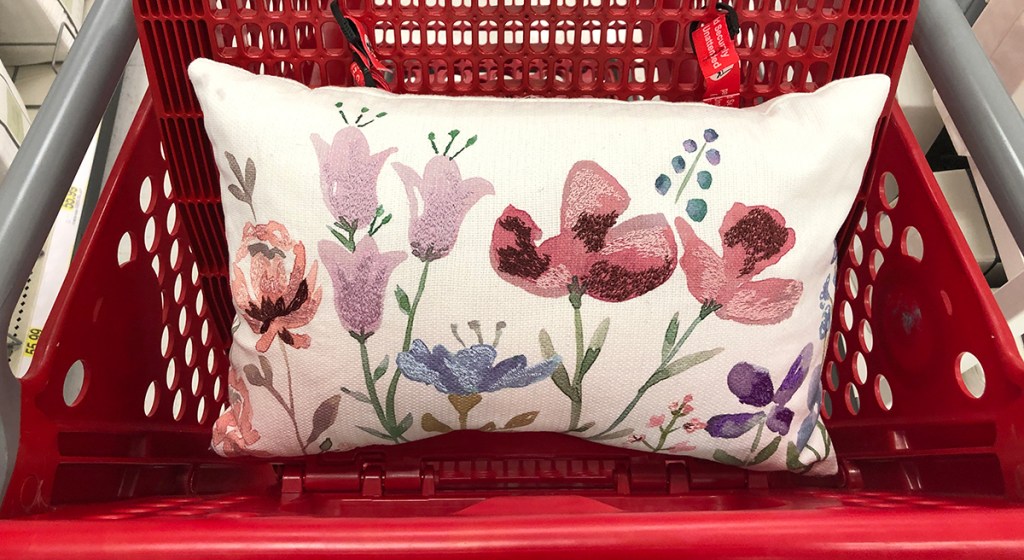 target pillows — floral lumbar pillow