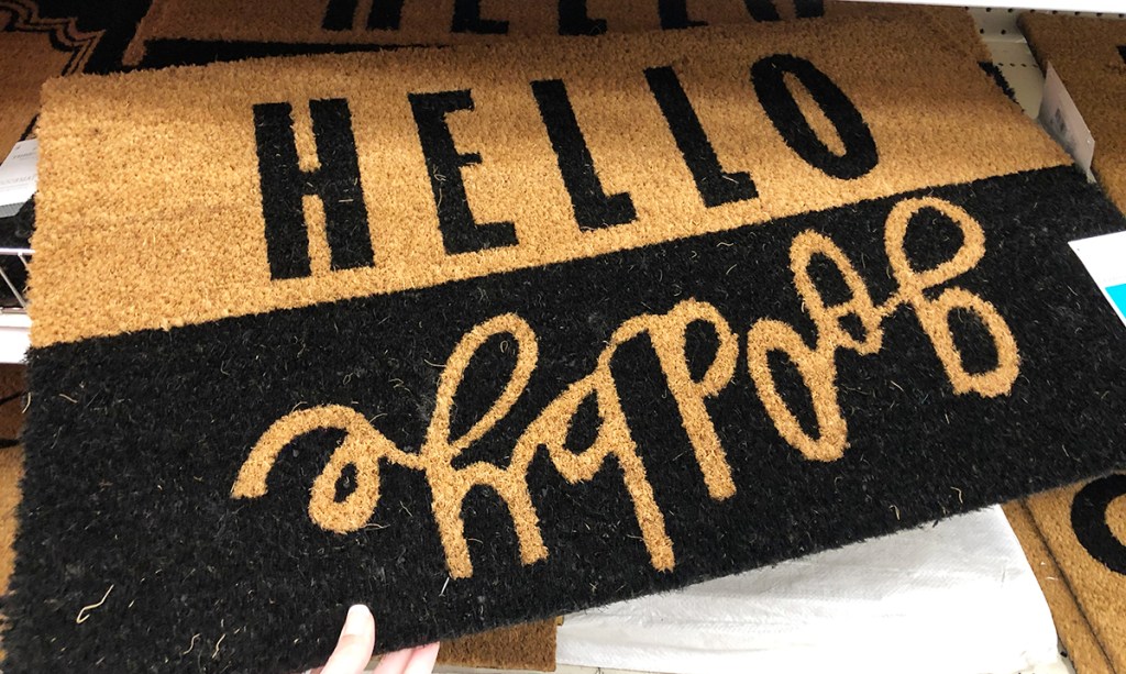 target accent pieces — hello goodbye doormat