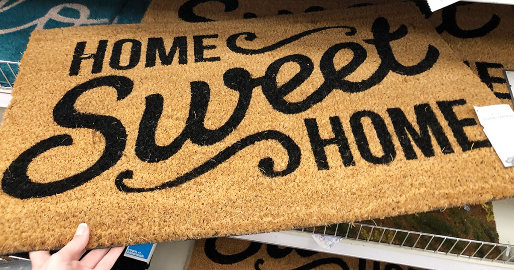 target accent pieces — home sweet home doormat