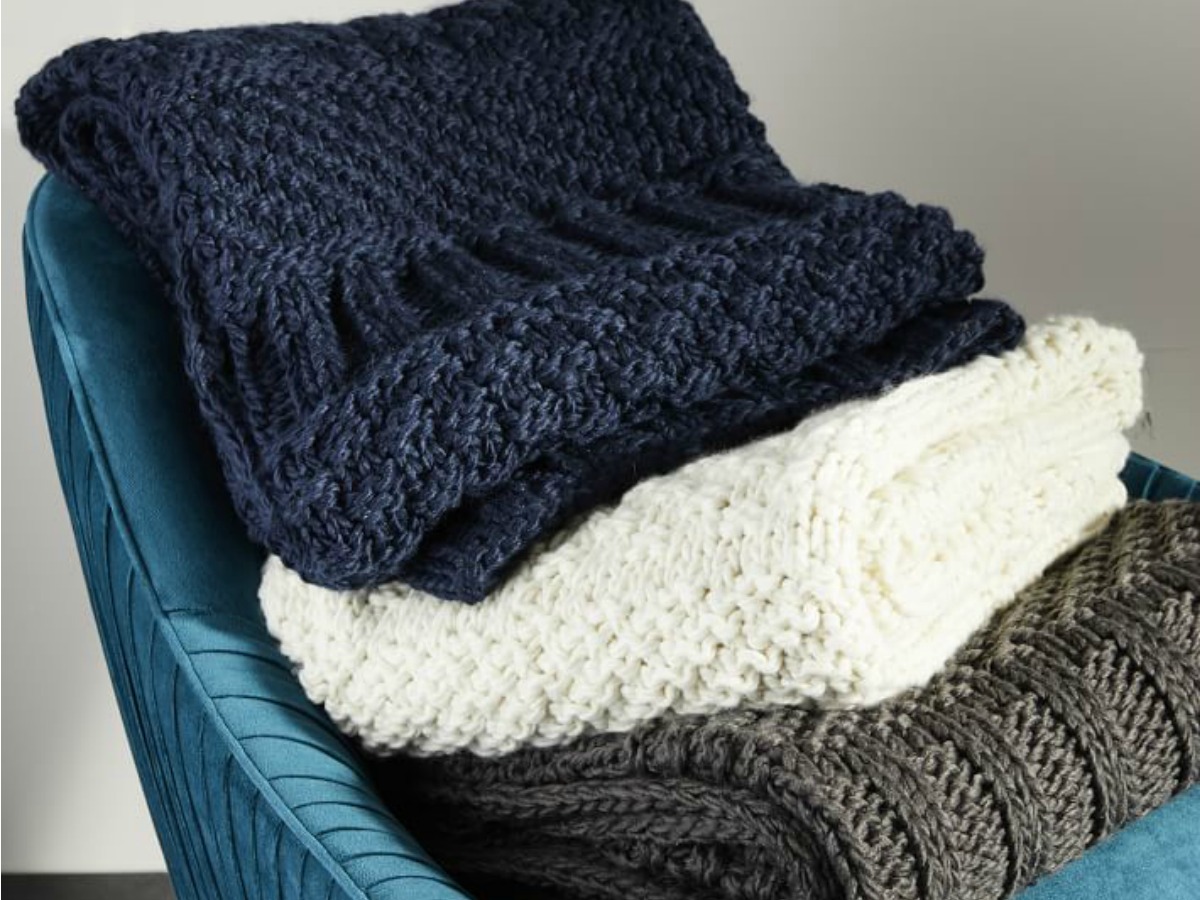 West Elm Knit Throws