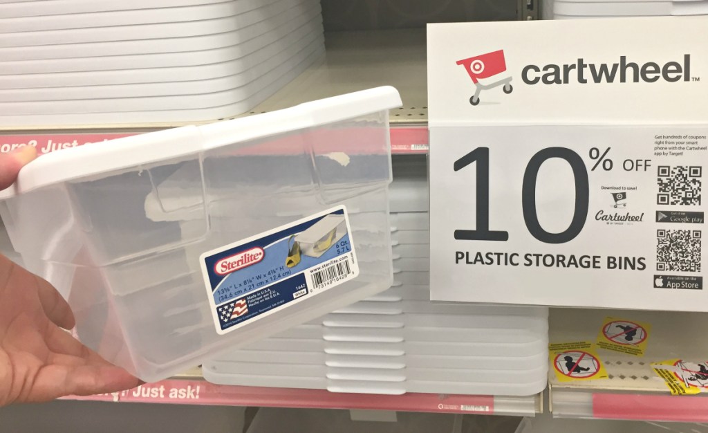 target storage bins