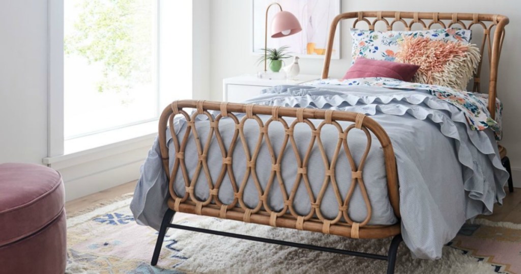 Crate and Kids Rattan Kid's Bed