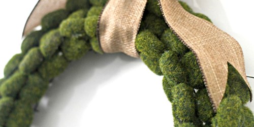 Make This Dollar Tree Moss Rock Wreath for Just $11