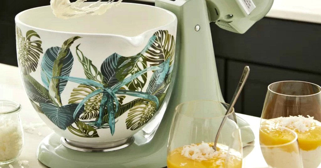 Kitchenaid Tropical Floral Ceramic Bowl