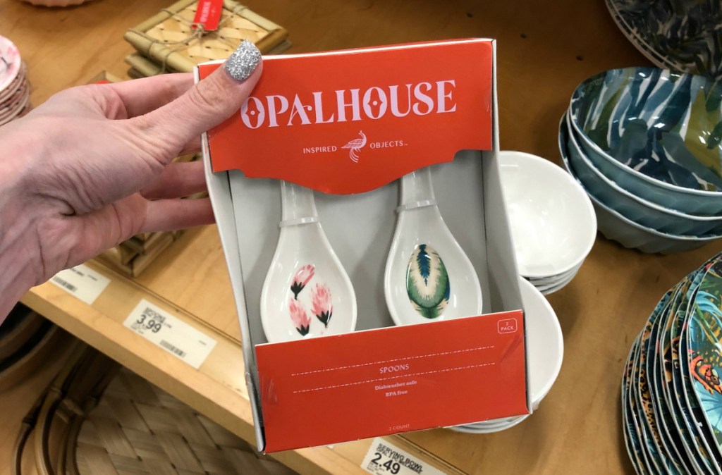 Opalhouse 2pk Tropical Floral Melamine Spoons