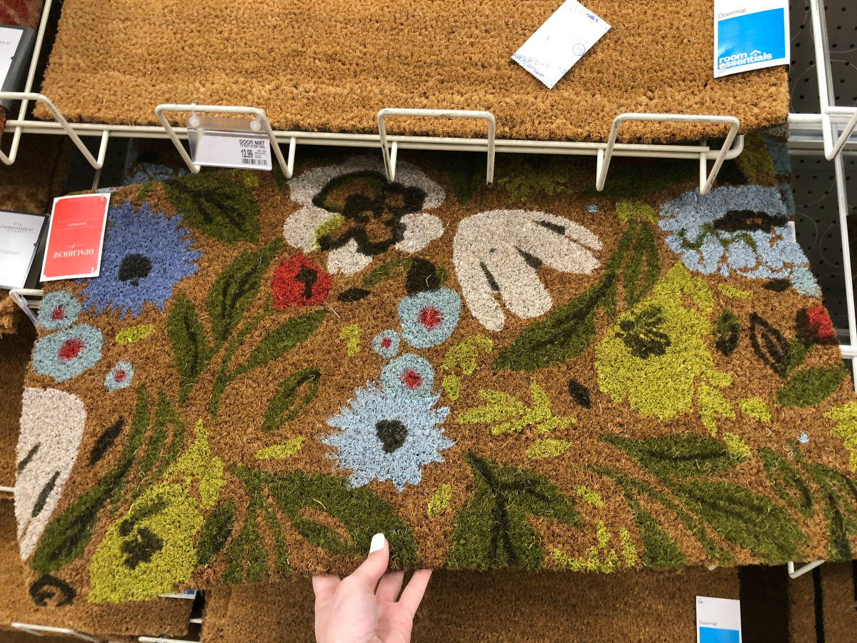 Opalhouse floral doormat