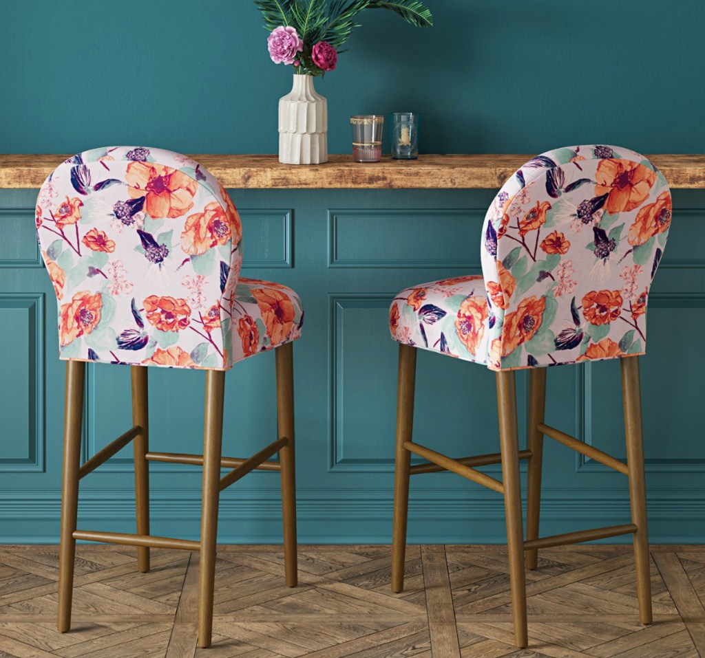 Opalhouse floral stools at Target