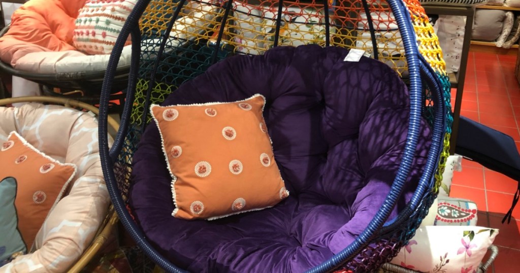 Pier One Imports Furniture - egg chair with pillow shown 