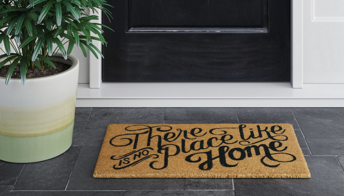 Threshold 18" x 30" There's No Place Like Home Doormat