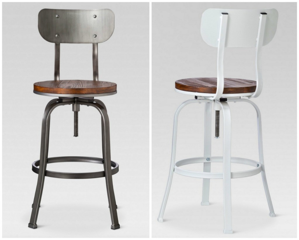 Threshold Dakota Backed Adjustable Barstool