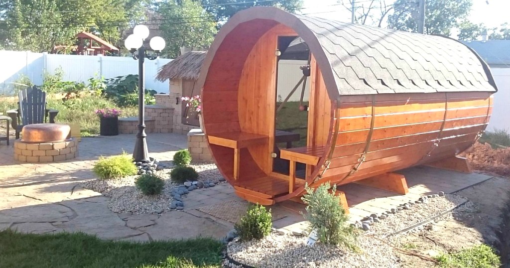 Allgood Outdoor Barrel Sauna