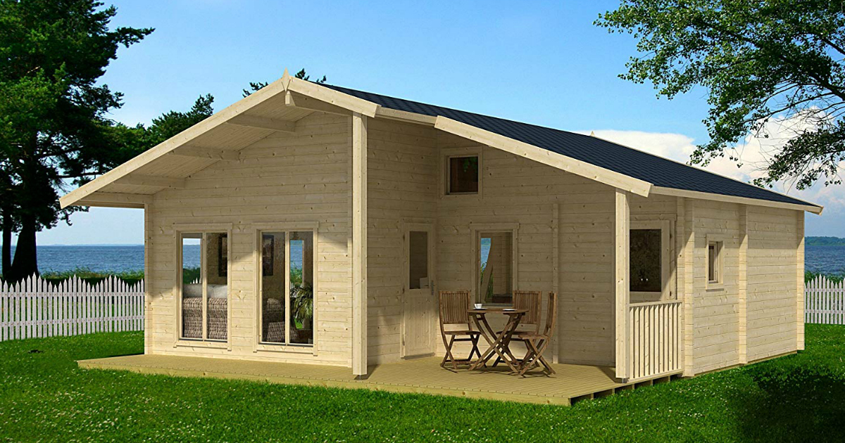 10 Of The Best Tiny Home Kits You Can Buy On Amazon   Allwood Avalon Cabin Kit 540 Sq. Ft. Loft 