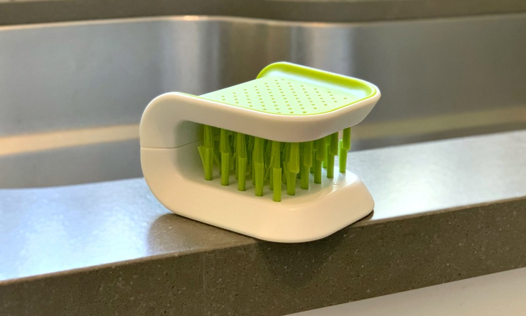 BladeBrush on side of sink