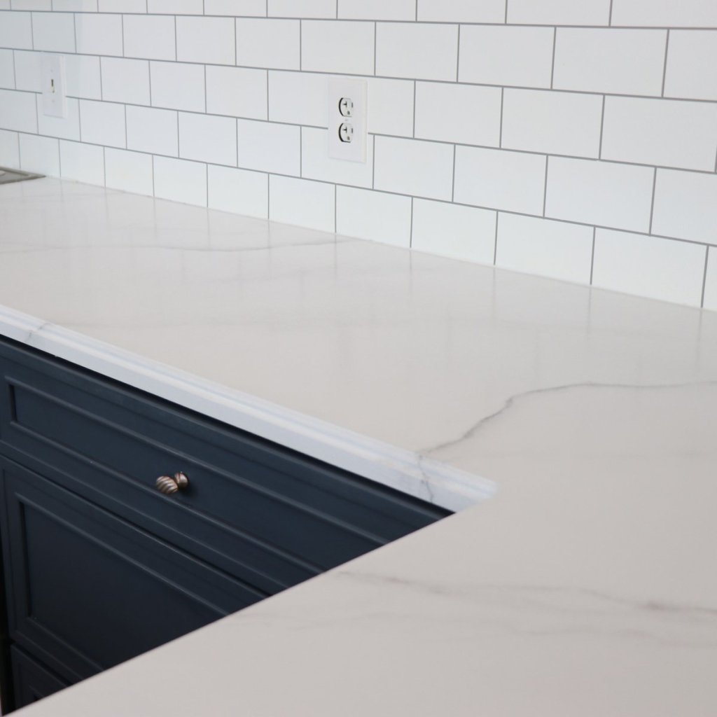 Countertop with paint