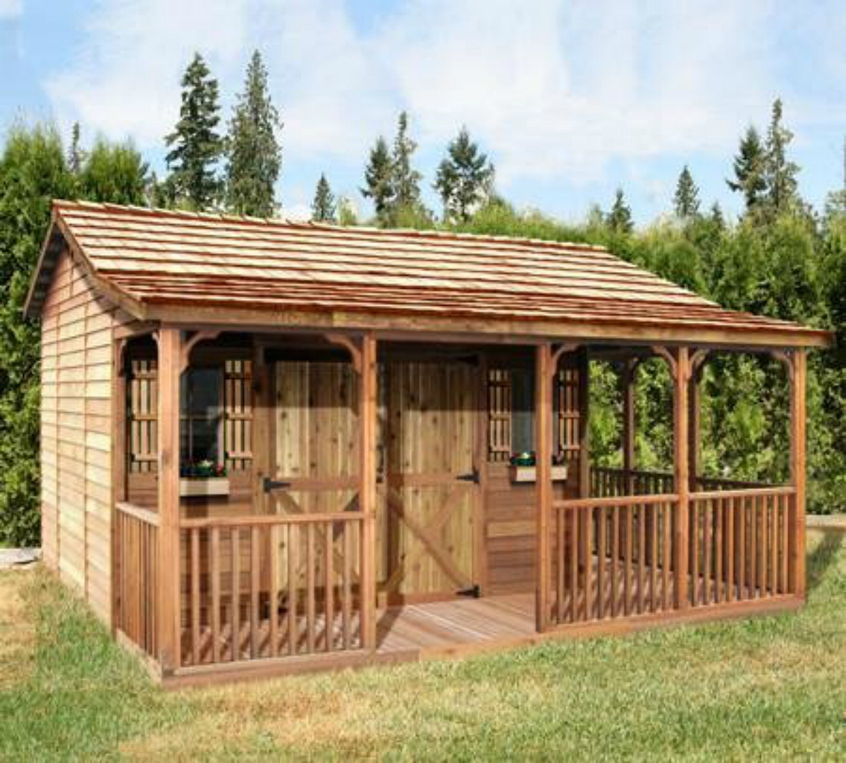 10 Of The Best Tiny Home Kits You Can Buy On Amazon   FarmHouse 20 X 14 By Cedarshed  