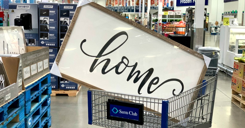 Farmhouse signs Sam's Club