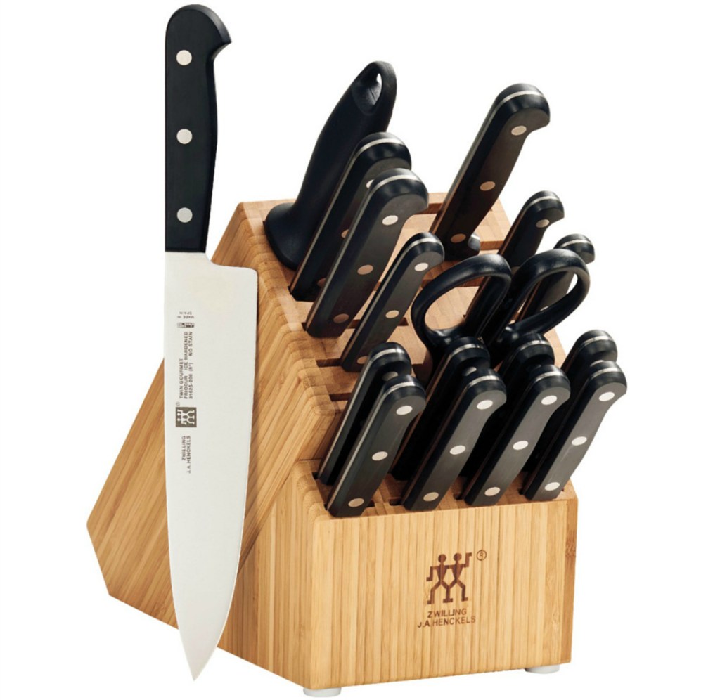 J.A. Henckels Zwilling Twin Gourmet Classic 18-Pc. Cutlery Set